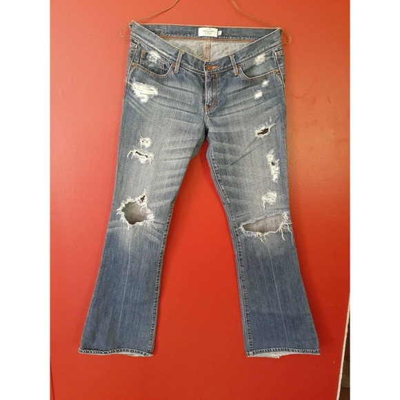 Abercrombie & Fitch Size 6 Women's Jeans Ripped #2 - Picture 1 of 3